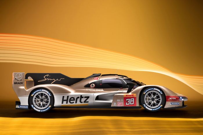 ギャラリー】ポルシェLMDhをゴールドに彩る！ JOTA、WECハイパーカー