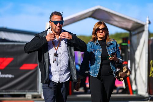 Yassine Hadjar with Randa Hadjar