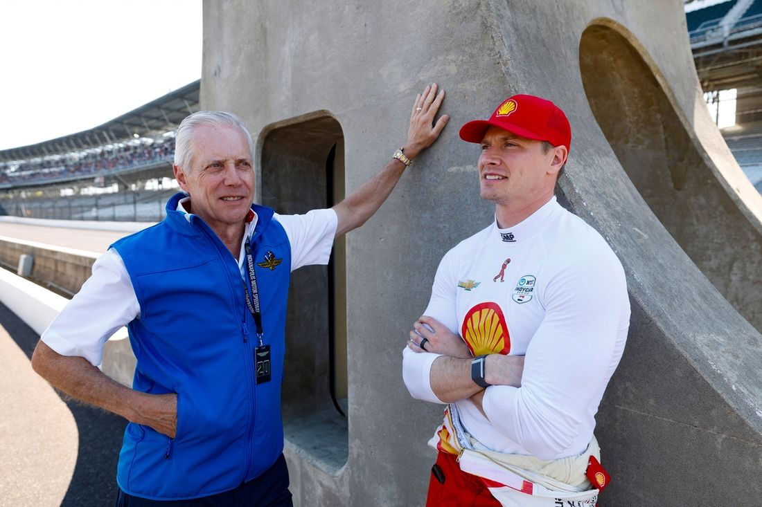 Prezes Penske Corporation Bud Denker, Josef Newgarden, Team Penske