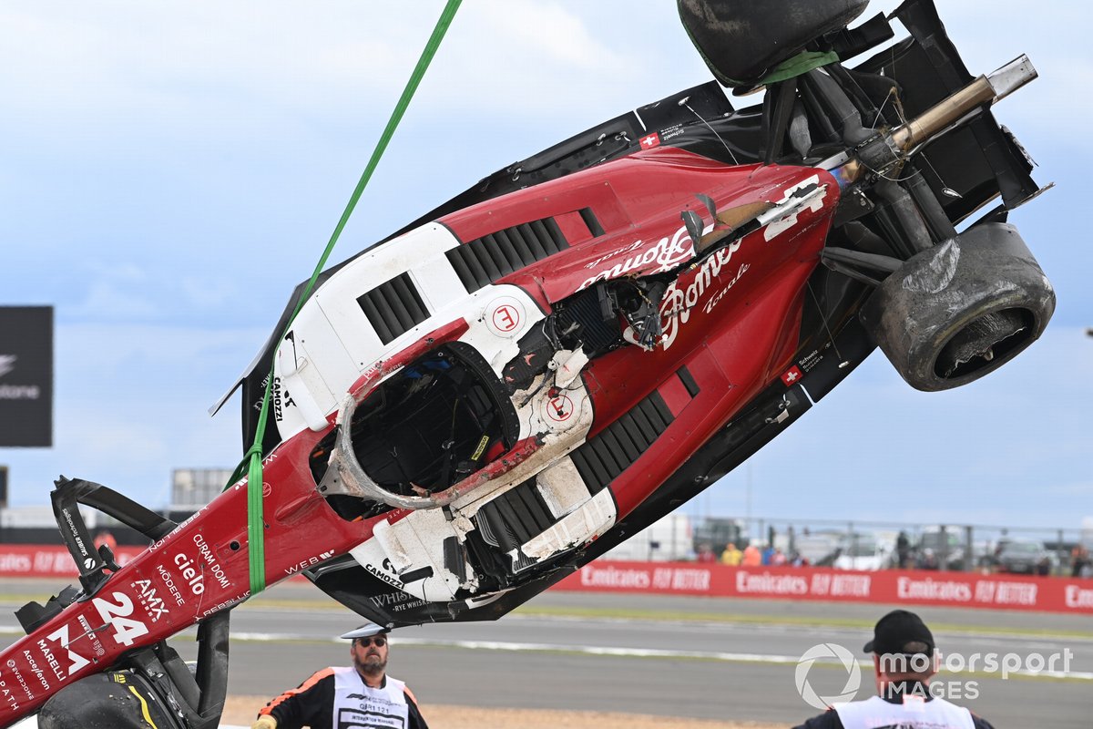 Zhou's crash prompted the FIA to redefine roll hoop designs