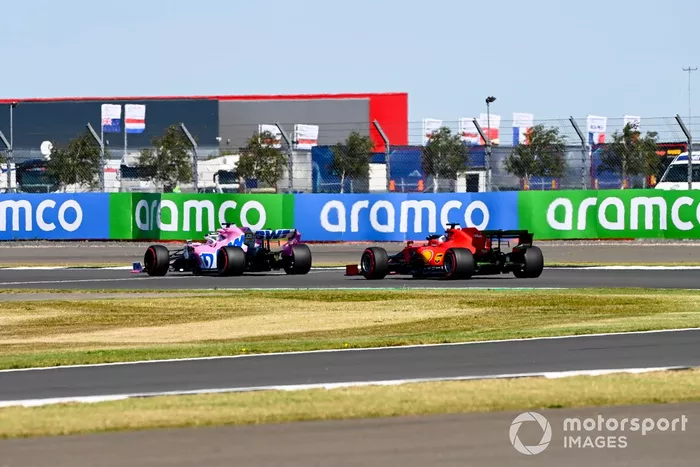 Nico Hulkenberg, Racing Point RP20, Sebastian Vettel, Ferrari SF1000