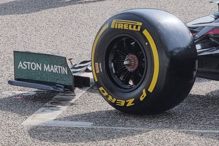 Detalle del Aston Martin AMR21