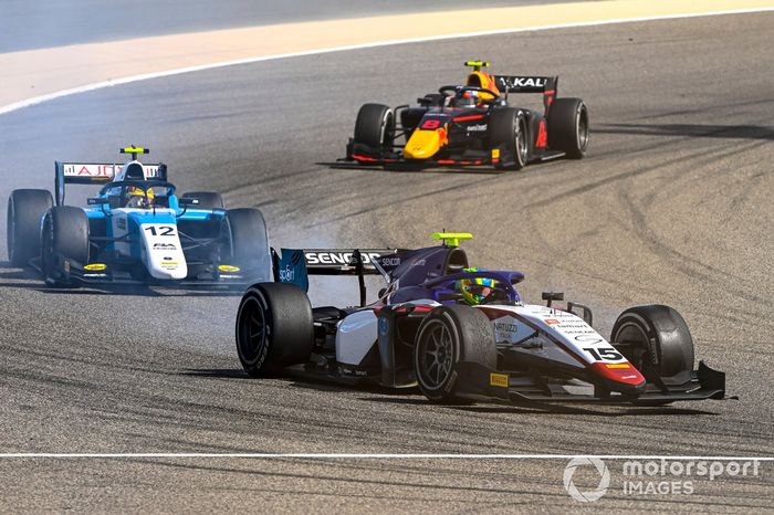 Guilherme Samaia, Charouz Racing System, Lirim Zendeli, MP Motorsport and Juri Vips, Hitech Grand Prix