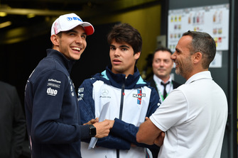 Esteban Ocon, Racing Point Force India F1 Team and Lance Stroll, Williams Racing
