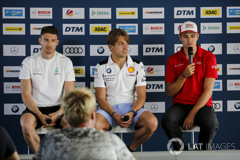 Edoardo Mortara, Mercedes-AMG Team HWA, Augusto Farfus, BMW Team RMG and Nico Müller, Audi Sport Team Abt Sportsline