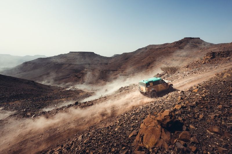 #504 Defender Rally, Defender D7X-R: Sara Price, Sean Berriman 