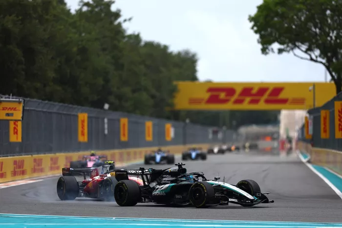 Lewis Hamilton, Ferrari, George Russell, Mercedes