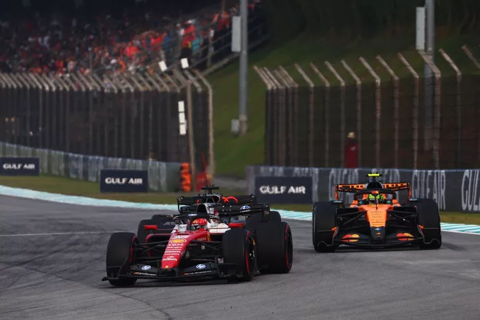 Charles Leclerc, Ferrari, Nico Hülkenberg, Audi F1 Team, Lando Norris, McLaren