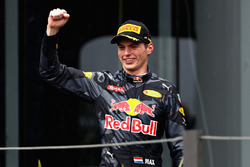 Podium: derde Max Verstappen, Red Bull Racing