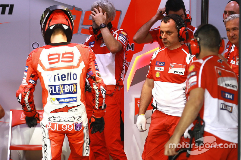 Jorge Lorenzo, Ducati Team and Luigi DallIgna, Ducati Team