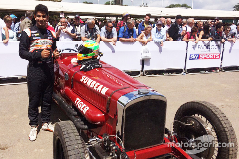 Jehan Daruvala e la Sunbeam Tiger 1926