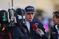Max Verstappen, Red Bull Racing, avec les médias