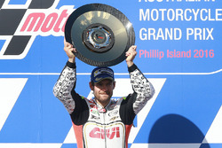 Podium : le vainqueur Cal Crutchlow, Team LCR Honda