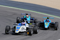 Marino Sato, Vincenzo Sospiri Racing leads Kevin Kratz, Jenzer Motorsport and Manuel Maldonado Vergas, Cram Motorsport