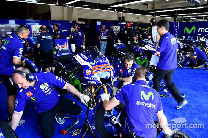 Área del equipo Yamaha