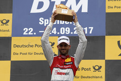 Podium: le vainqueur René Rast, Audi Sport Team Rosberg, Audi RS 5 DTM