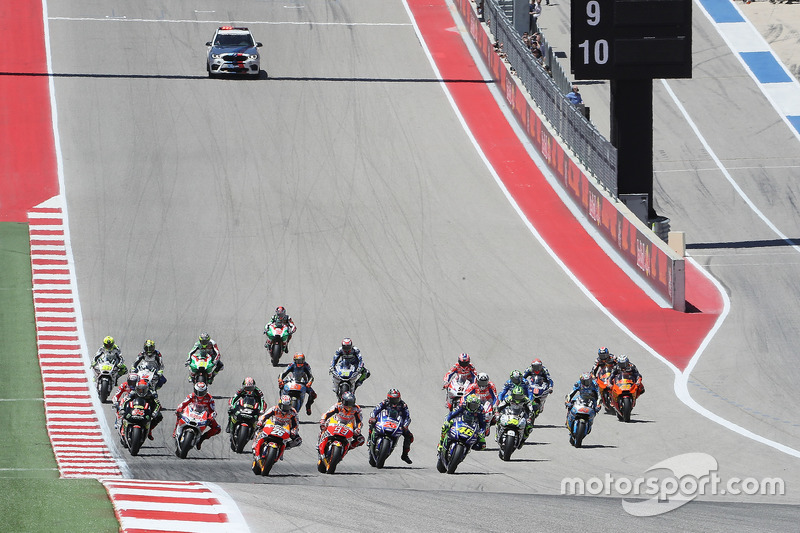 Start: Marc Marquez, Repsol Honda Team leads