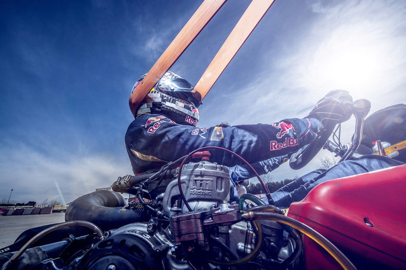 Carlos Sainz Jr., Scuderia Toro Rosso during training at the Karting Club Correcaminos in Recas