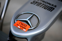 Detail: Auto von Nico rosberg, Mercedes AMG F1 W07 Hybrid
