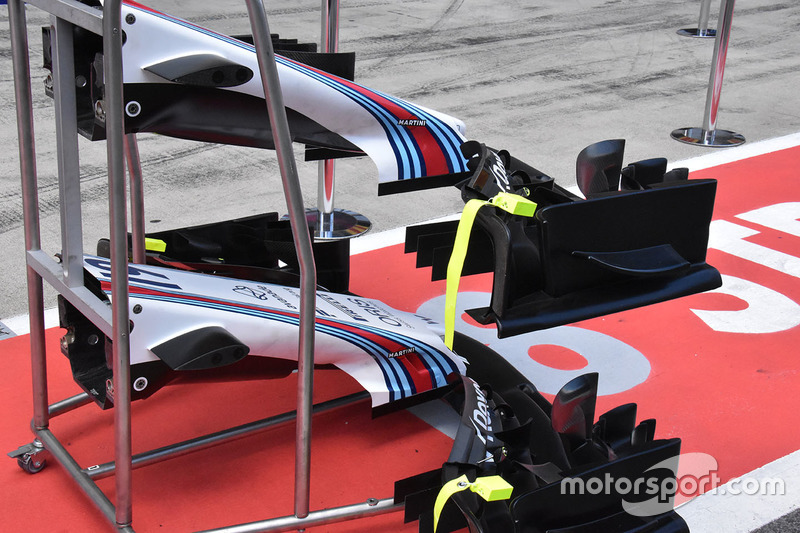 Williams FW40 detail van de neus