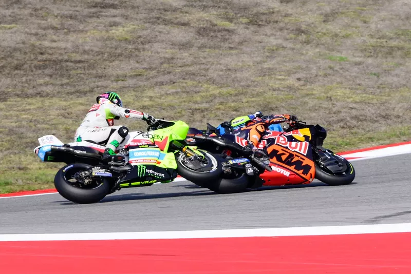 Franco Morbidelli, crash du VR46 Racing Team