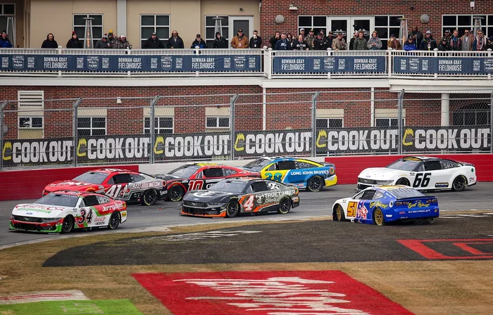 Cody Ware, Rick Ware Racing, Todd Gilliland, Front Row Motorsports, Noah Gragson, Front Row Motorsports, Cole Custer, Haas Factory Team, Ty Dillon, Kaulig Racing