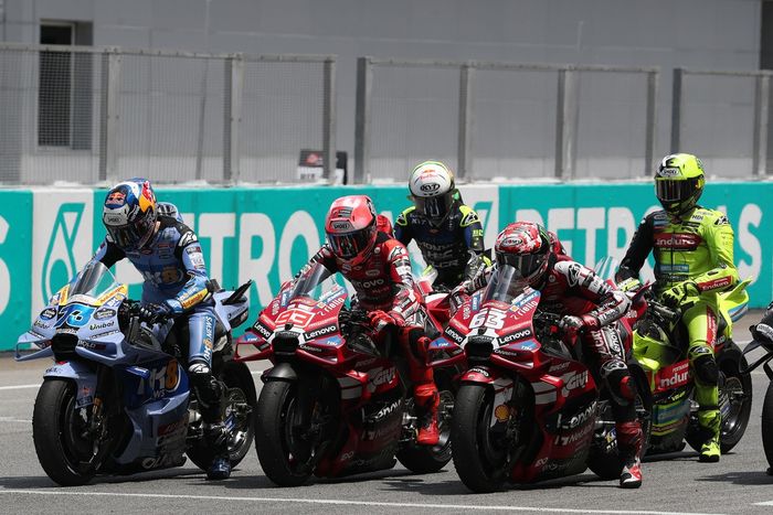 Francesco Bagnaia, Ducati Team, Alex Marquez, Gresini Racing, Marc Marquez, Ducati Team