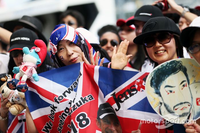 Jenson Button, McLaren fans