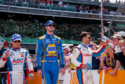 Takuma Sato, A.J. Foyt Enterprises Honda, Alexander Rossi, Herta - Andretti Autosport Honda, Oriol Servia, Schmidt Peterson Motorsports Honda