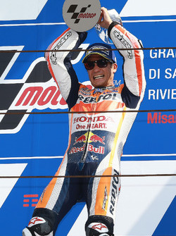 Race winner Dani Pedrosa, Repsol Honda Team