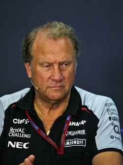 Robert Fernley, director adjunto Sahara Force India F1 Team en la conferencia de prensa de la FIA