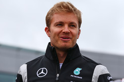 Nico Rosberg, Mercedes AMG F1 nella sfilata dei piloti