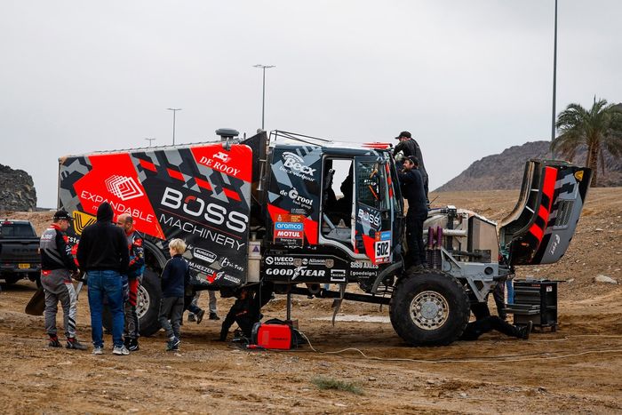 #502 Boss Machinery Team De Rooy Iveco: Janus van Kasteren, Darek Rodewald, Marcel Snijders