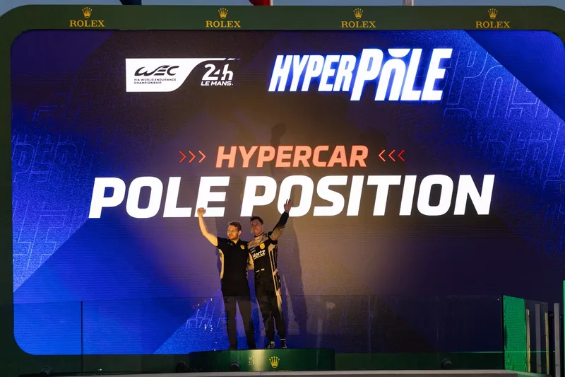  Pole sitter #12 Cadillac Hertz Team Jota Cadillac V-SeriesR : Alex Lynn