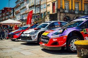 Ott Tänak, Martin Järveoja, Hyundai World Rally Team Hyundai i20 N Rally1, Kalle Rovanperä, Jonne Halttunen, Toyota Gazoo Racing WRT Toyota GR Yaris Rally1, Martins Sesks, Renars Francis, M-Sport Ford World Rally Team Ford Puma Rally1