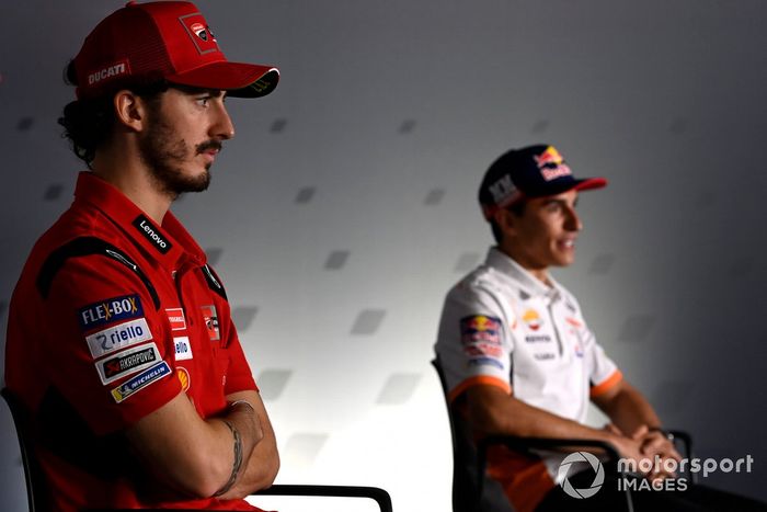 Francesco Bagnaia, Ducati Team  en la conferencia