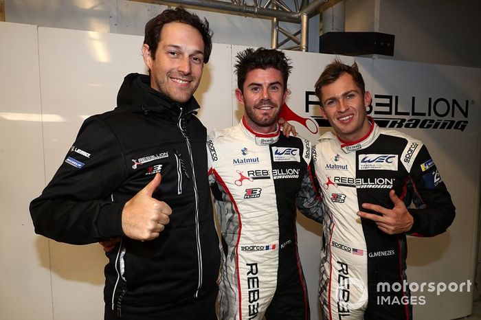 La pole de LMP1: #1 Rebellion Racing Rebellion R13 - Gibson: Bruno Senna, Gustavo Menezes, Norman Nato