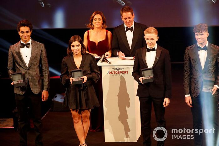 Enaam Ahmed, Jamie Chadwick, Johnathan Hoggard y Ayrton Simmons 