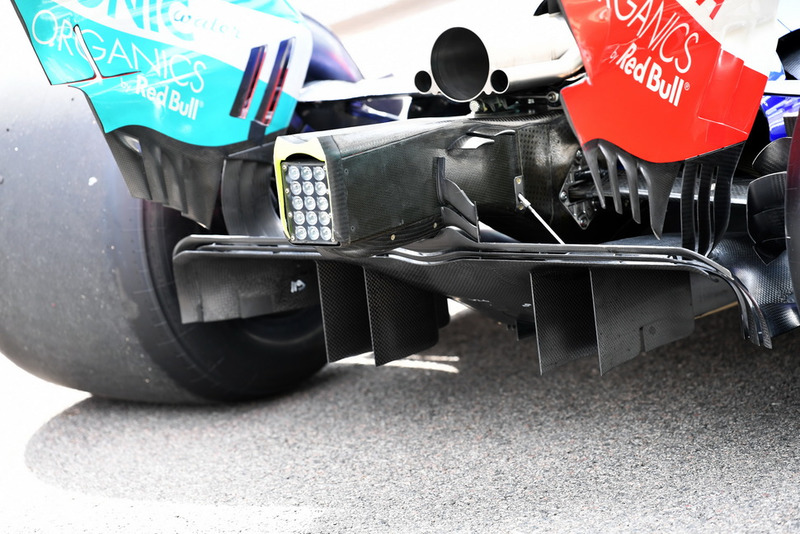Le diffuseur de la Toro Rosso STR13