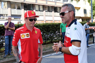 Kimi Raikkonen, Ferrari e Beat Zehnder, Sauber Manager