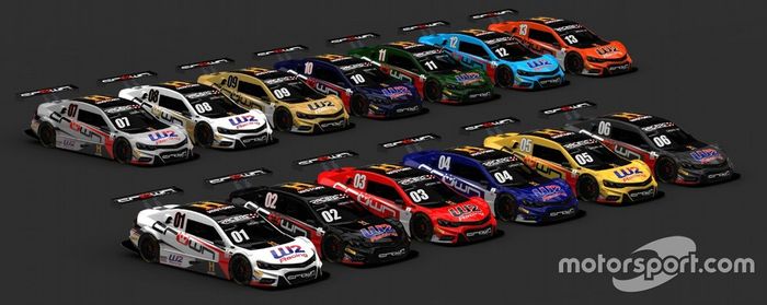 Carros para a seletiva Crown e W2 Racing no Automobilista