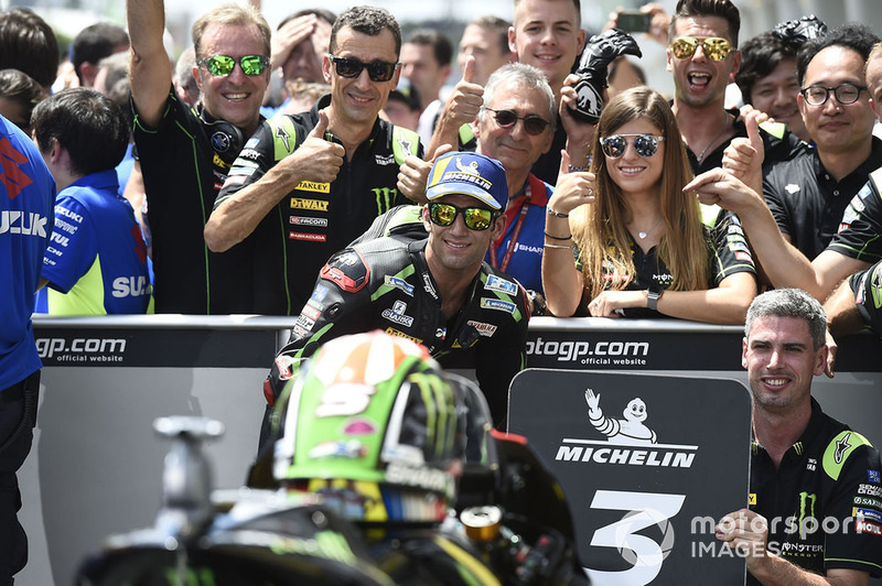 Third place Johann Zarco, Monster Yamaha Tech 3