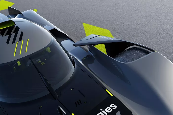 Detalle del Peugeot Hypercar 9X8
