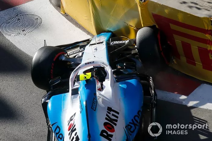 Choque de Robert Kubica, Williams