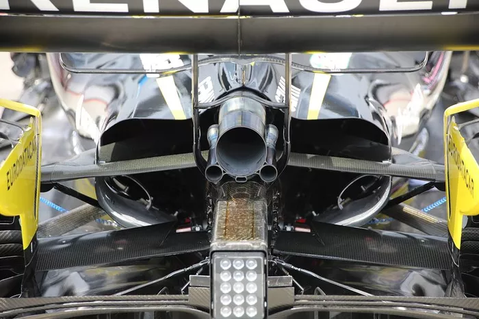  La parte trasera del Renault R.S. 19
