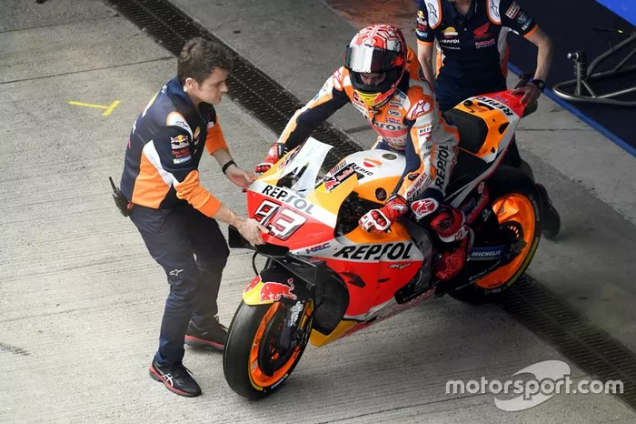 Marc Márquez, Repsol Honda Team en pitlane
