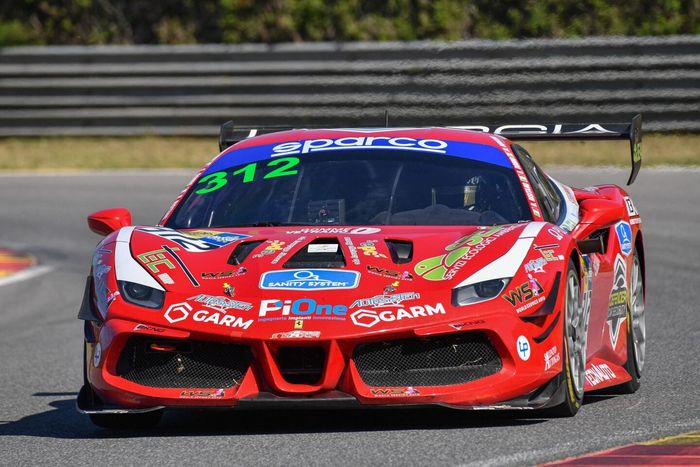 #312 Best Lap, Ferrari 488 Challenge Evo: Eliseo Donno, Nicholas Risitano, Manuel Menichini