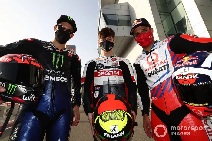 Fabio Quartararo, Yamaha Factory Racing Johann Zarco, Pramac Racing, Lorenzo Fellon, SIC58 Squadra Corse