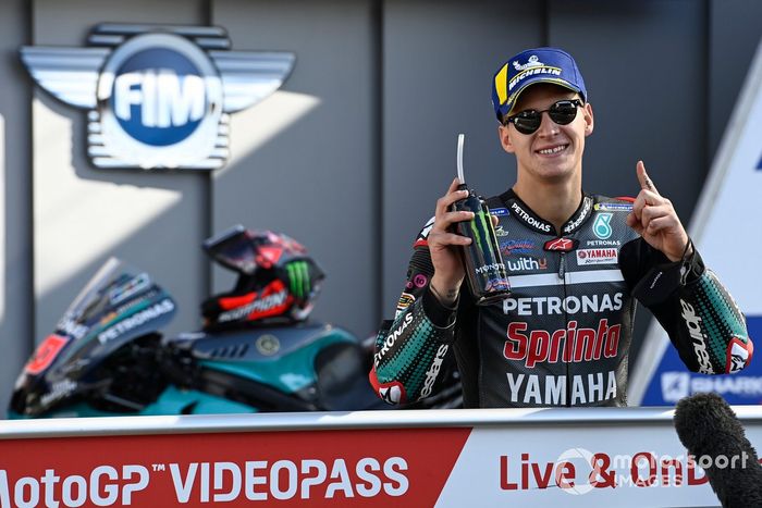 Ganador de la pole Fabio Quartararo, Petronas Yamaha SRT