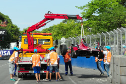 Loic Duval, Dragon Racing, l'incidente dello shake down